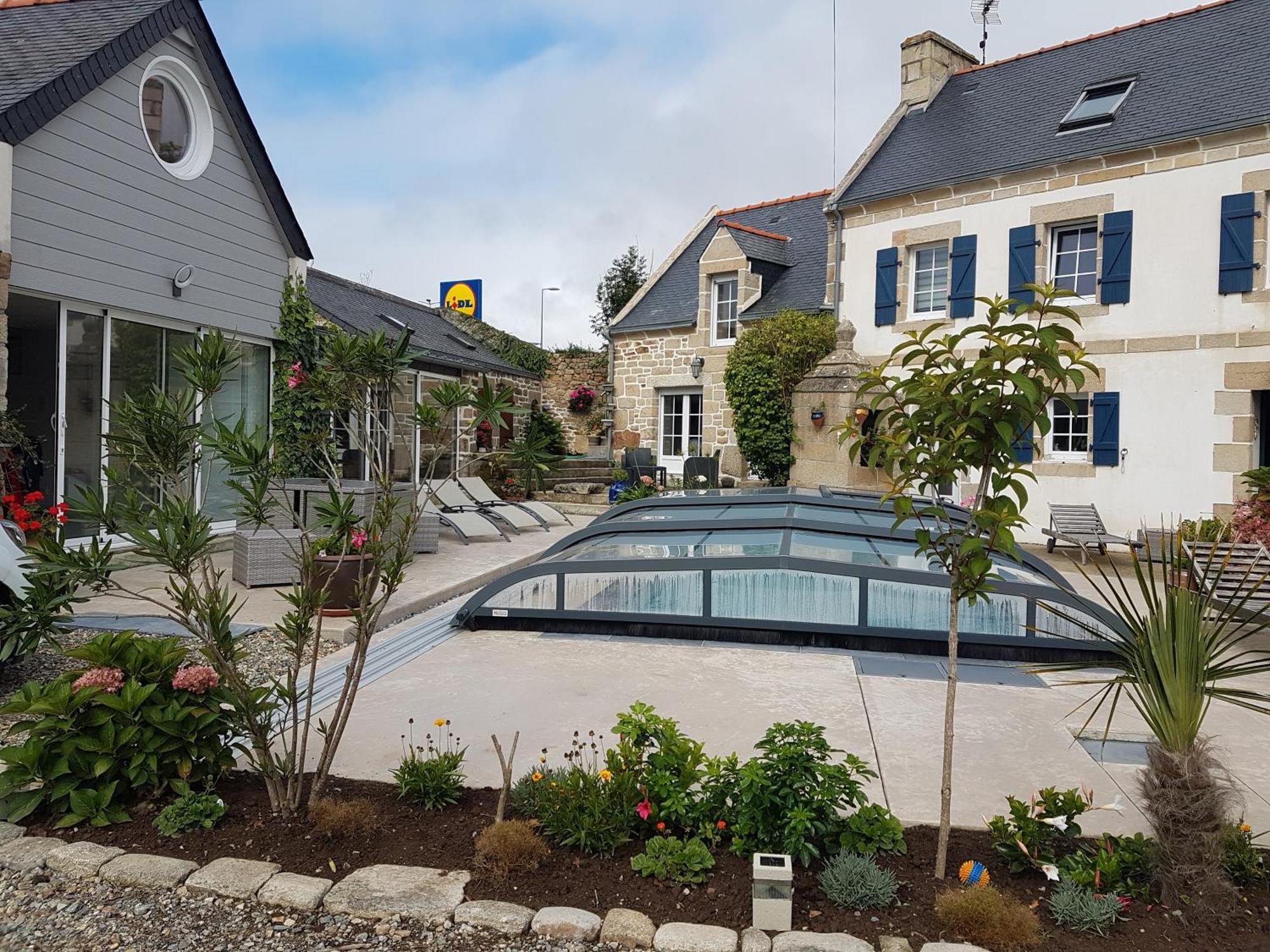 Bed and Breakfast La Ferme De Kerivoas Audierne Exterior foto